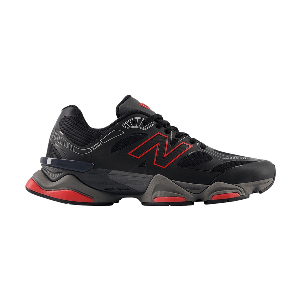 New Balance 9060 Siyah Beyaz Kırmızı